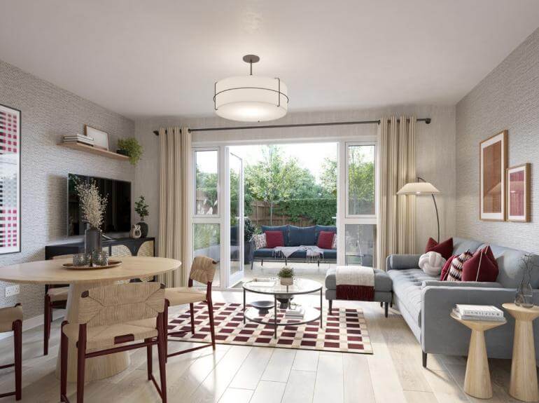 Loomcroft CGI Living Room