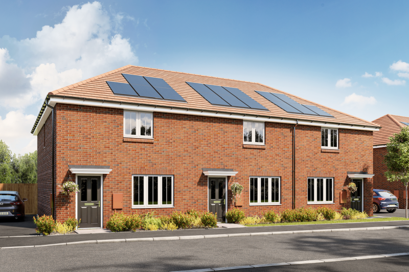 Lockton Terraced Solar Panels