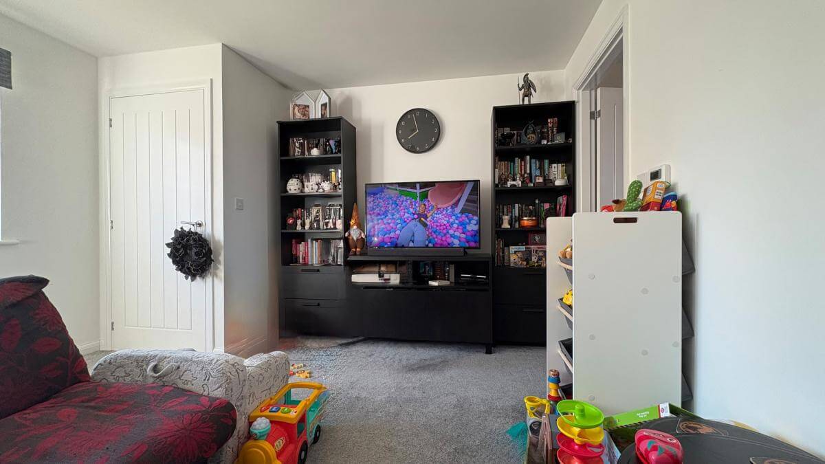 a living room in a shared ownership home