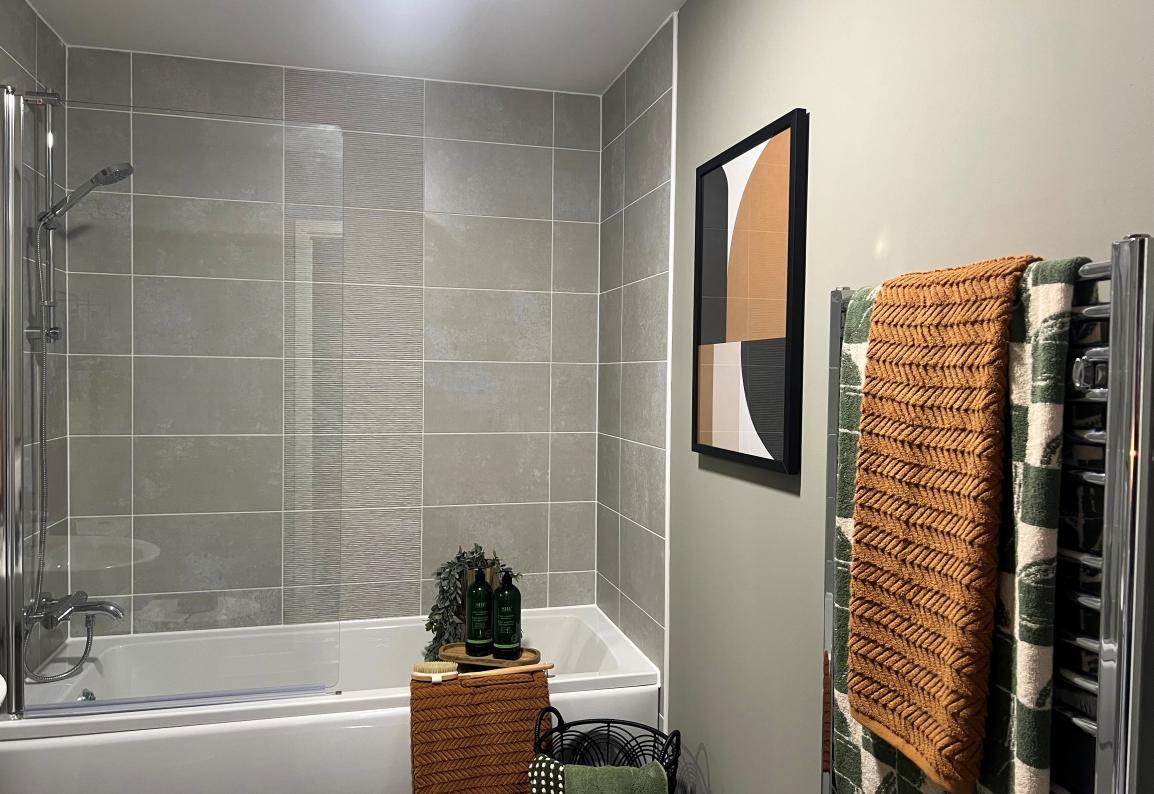 Shower in Platform Home Ownership Show Home