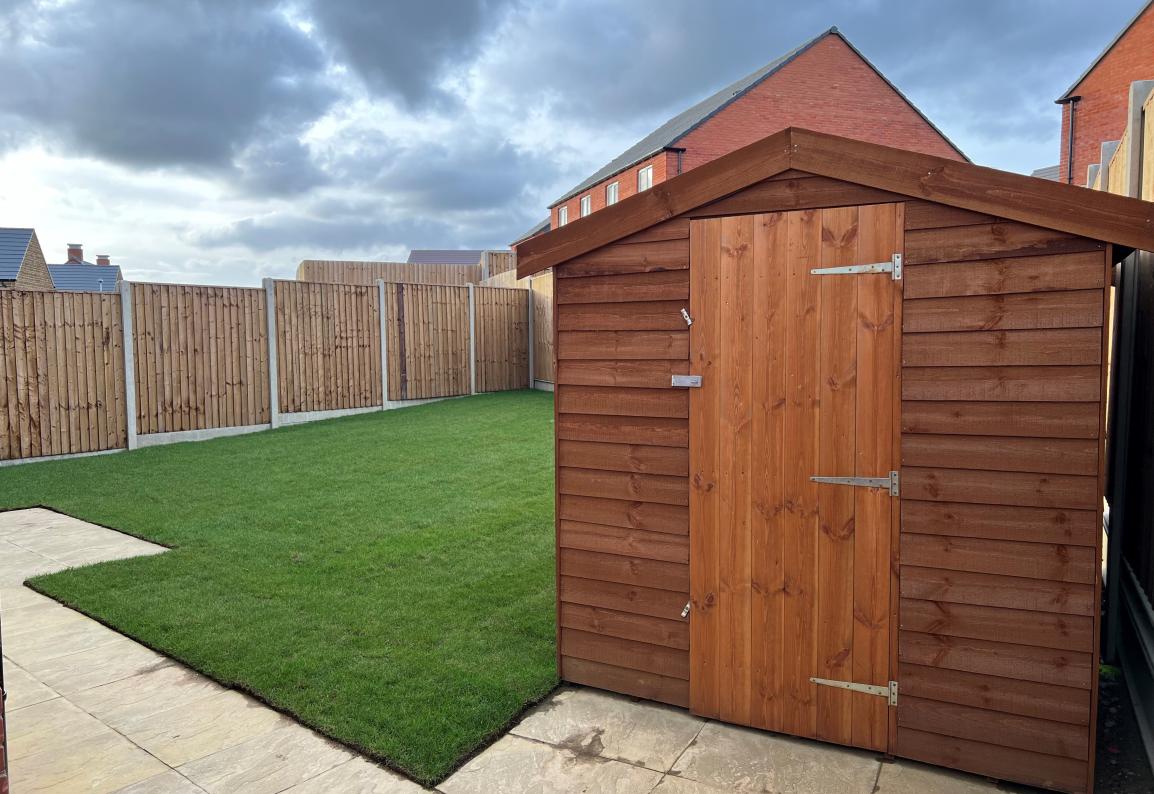 Garden with Shed at The Goodridge