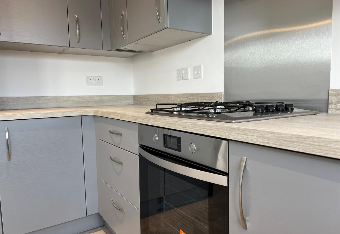 Integrated Gas Hob and Oven at The Holly