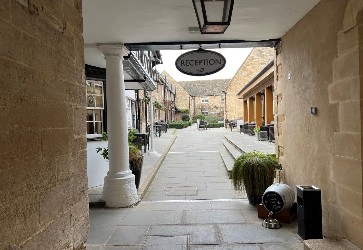 Reception at The Talbot Hotel and Coffee House