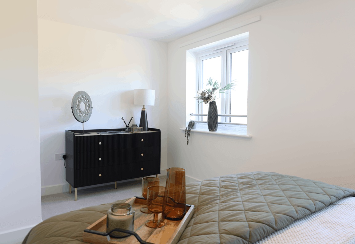 Bedroom at The Maple Show Home