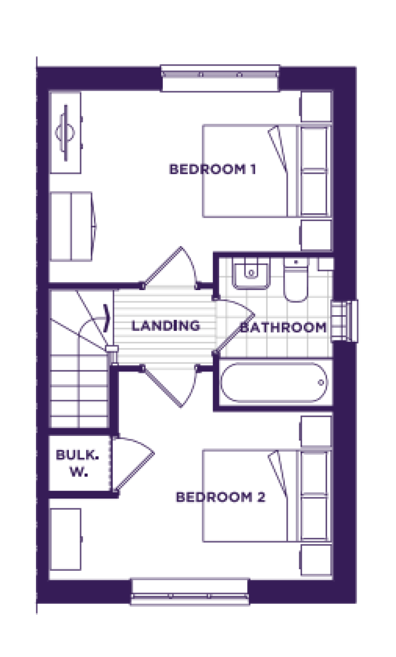 First Floor Plan at The Drake