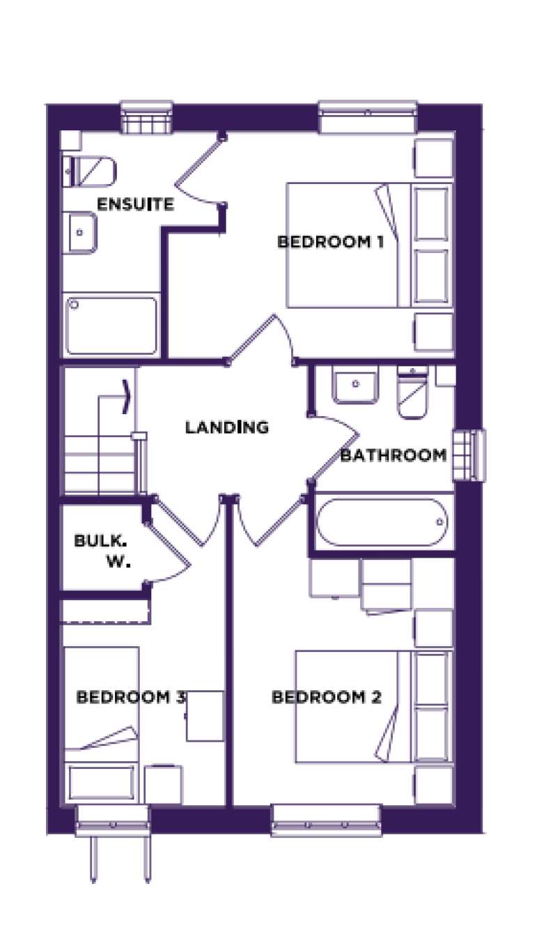First Floor Plan of The Drummond at Alcester Park