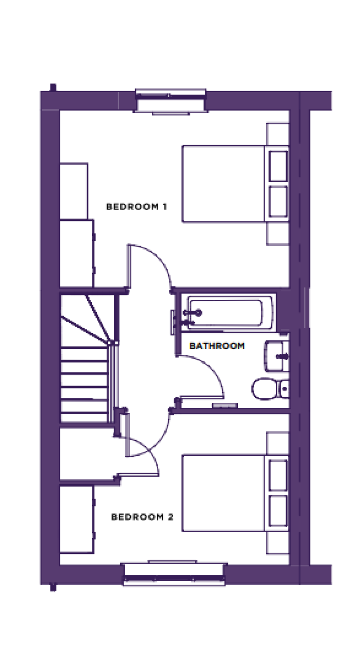 First Floor Plan of The Hardwick