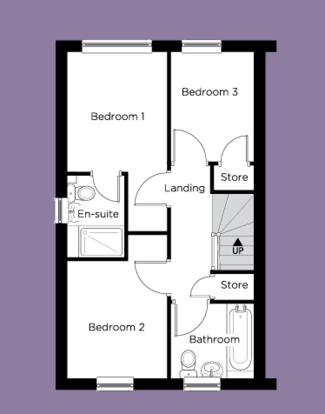 First Floor Plan of The Magnolia