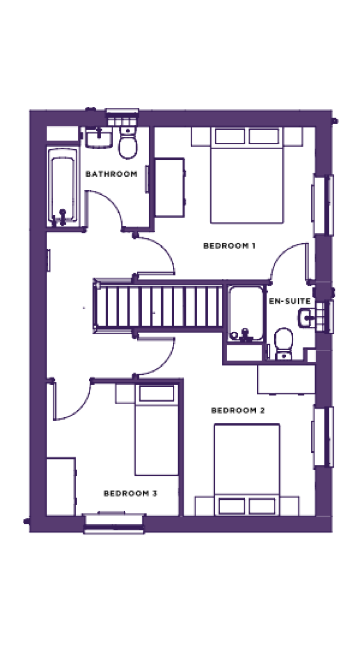 First Floor Plan of The Mountford