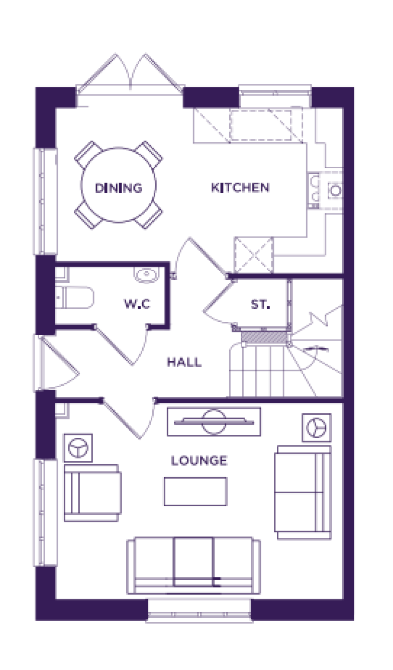 Ground Floor Plan at The Lyttleton