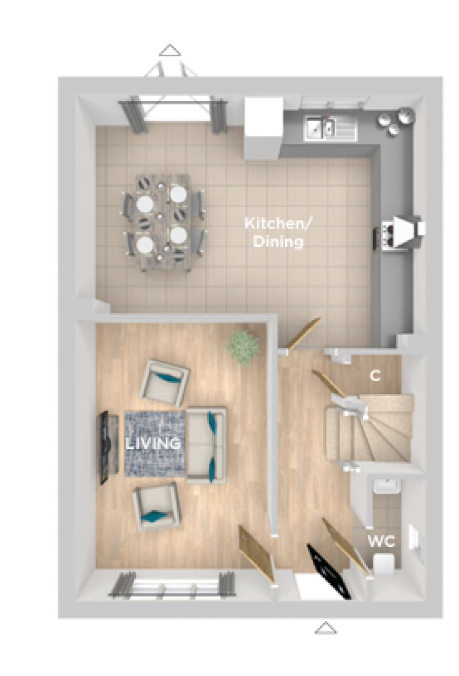 Ground Floor Plan for The Mylne