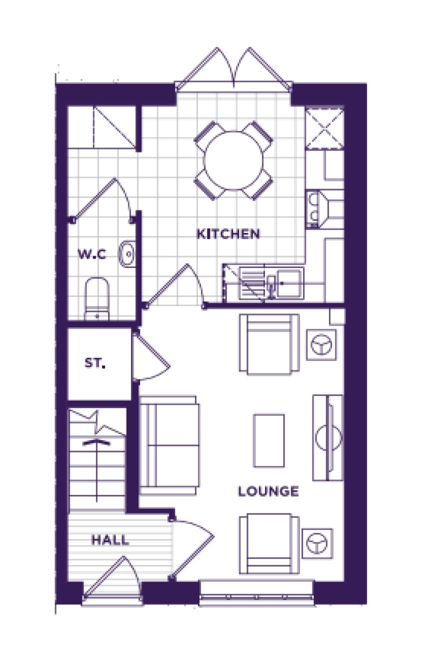 Ground Floor Plan of The Drake at Elgar Park