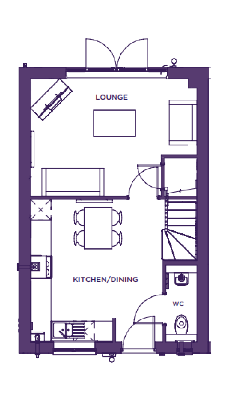 Ground Floor Plan of The Kingfisher