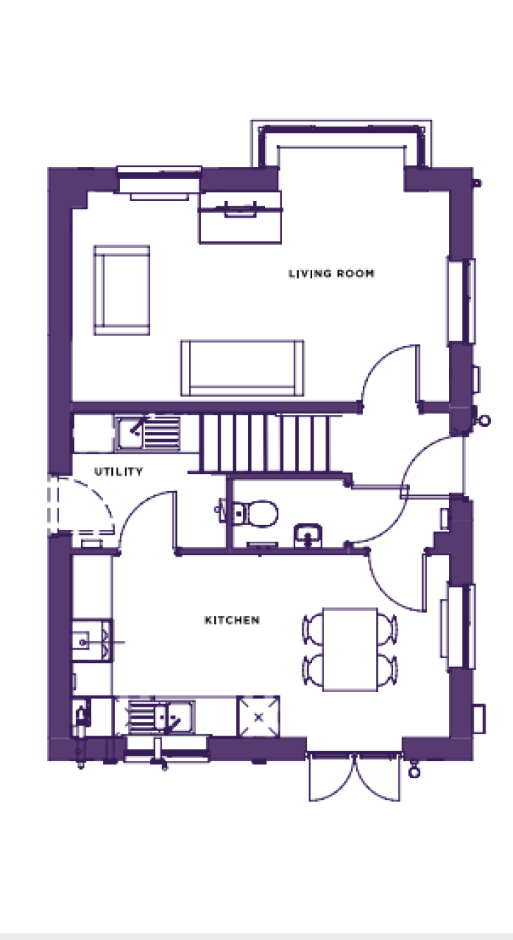 Ground Floor Plan of The Mountford