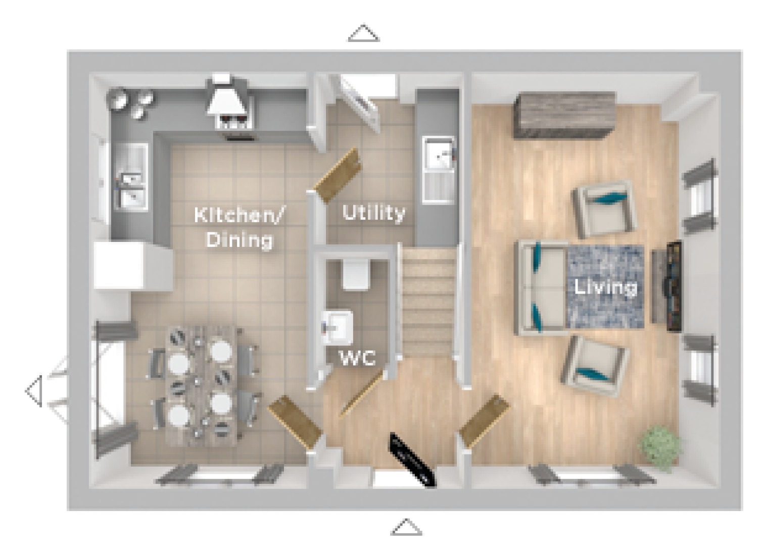 The Becket Ground Floor Plan