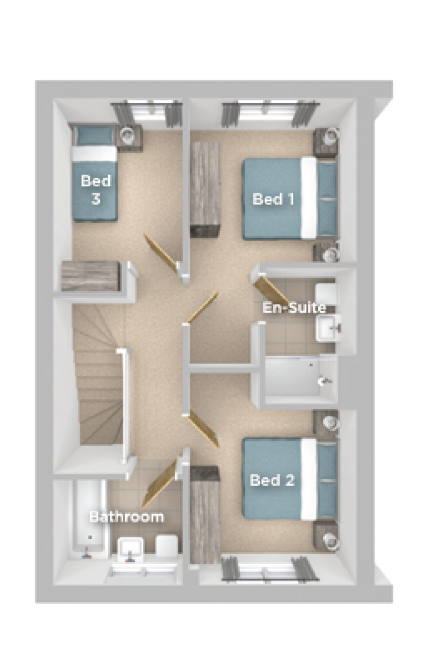 The Eveleigh First Floor Plan