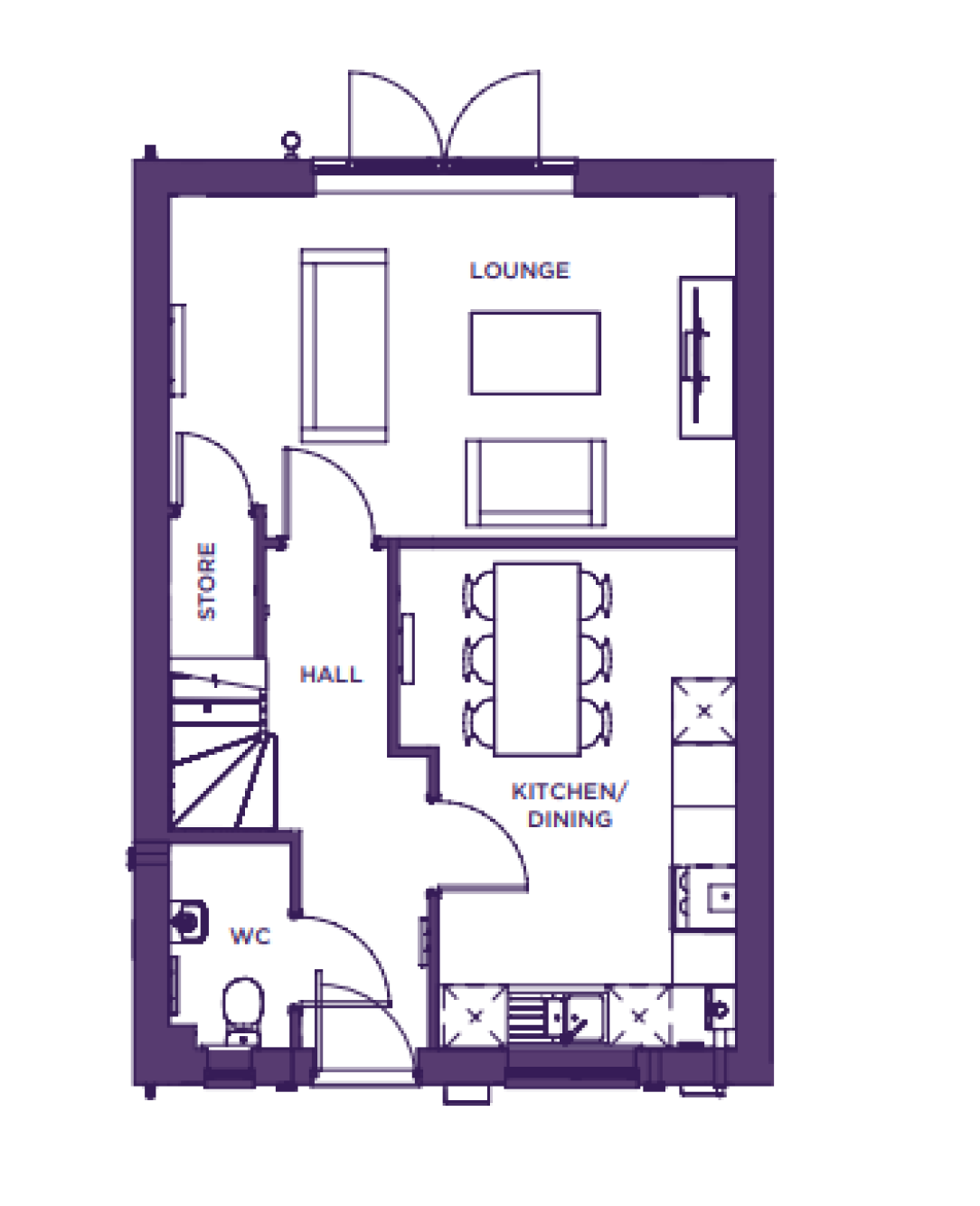 The Meadowsweet Ground Floor Plan