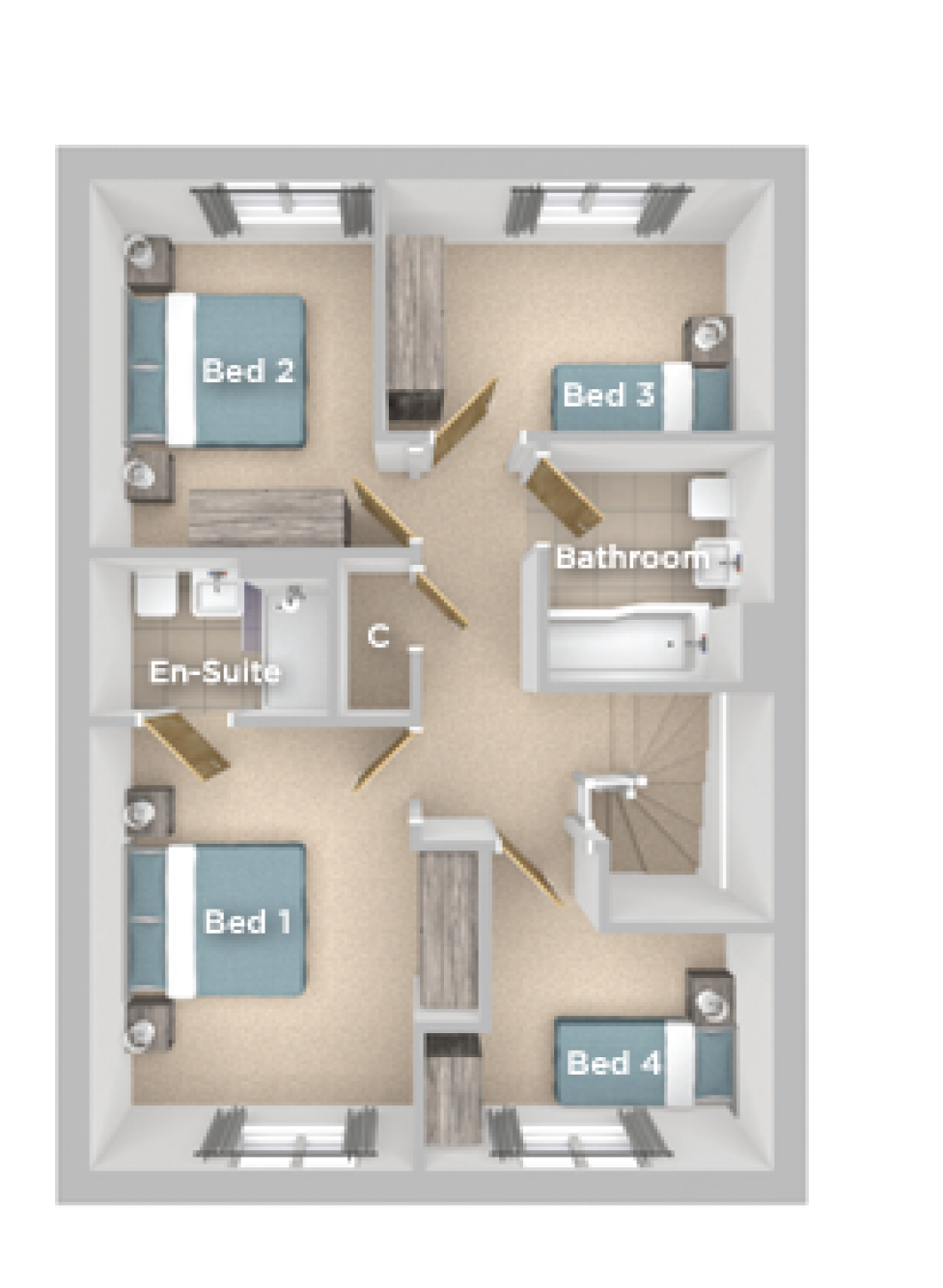 The Mylne First Floor Plan