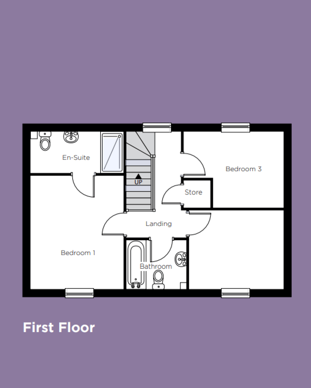 The Asfordby First Floor Plan