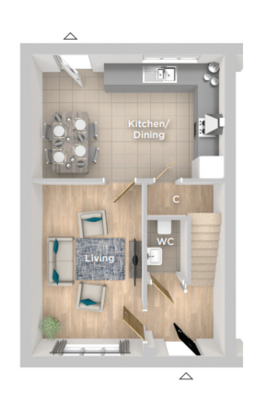 The Birch Ground Floor Plan