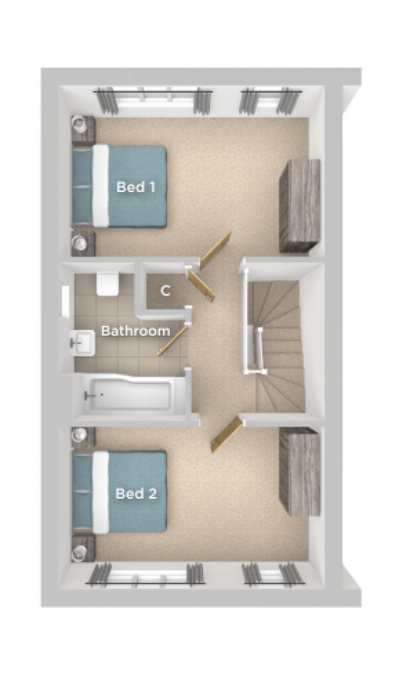 The Conifer First Floor Plan