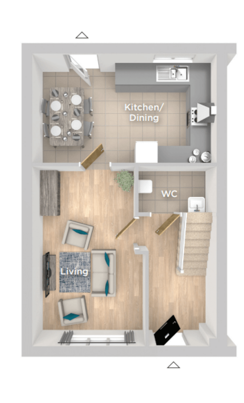 The Dursley at Millfields Ground Floor Plan