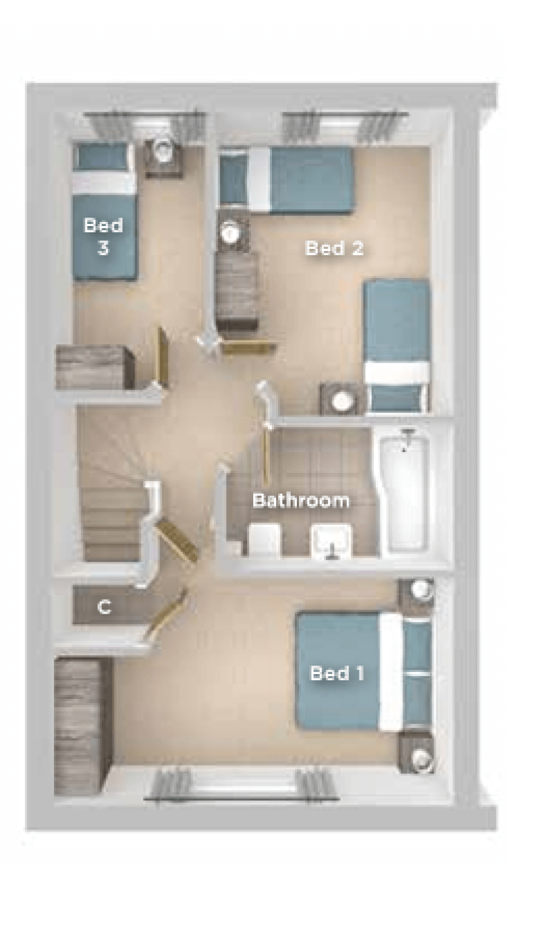 The Haywood First Floor Plan