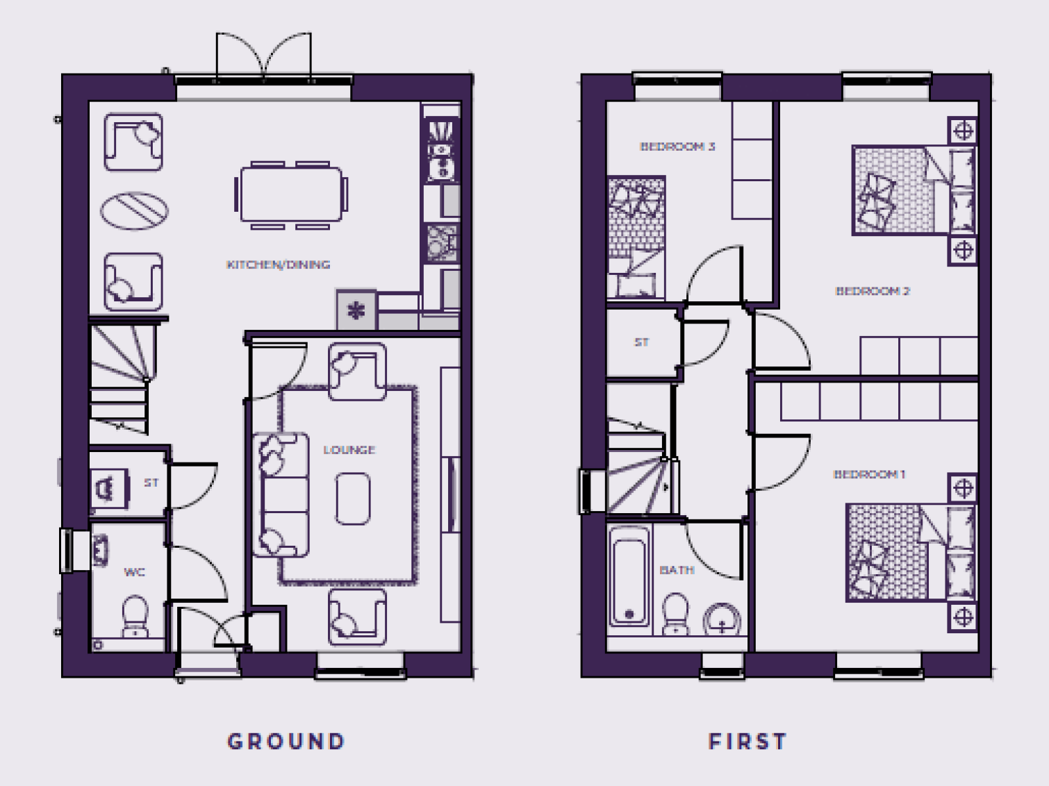 The Vickers Terraced floorplan