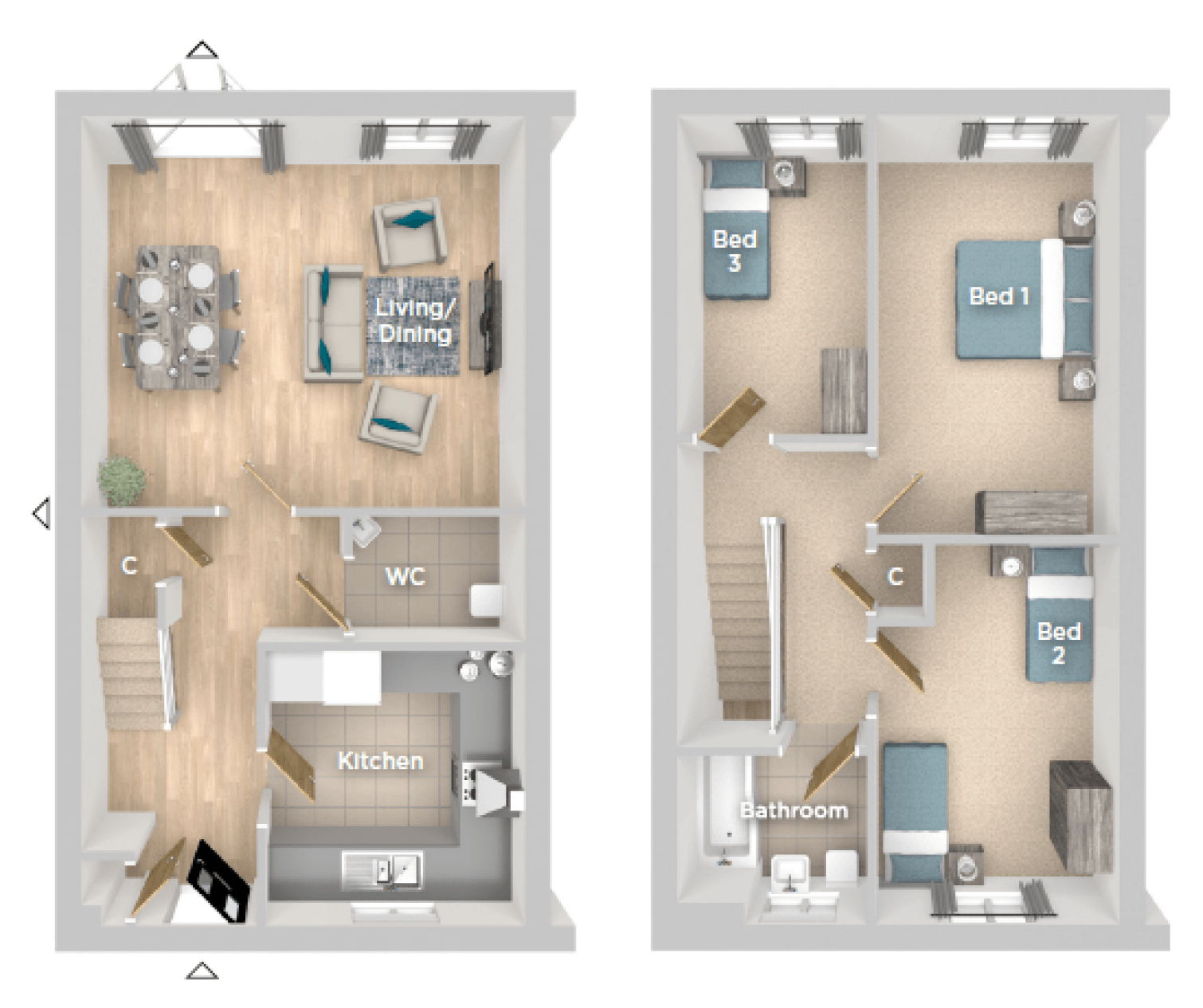 Oak floorplan