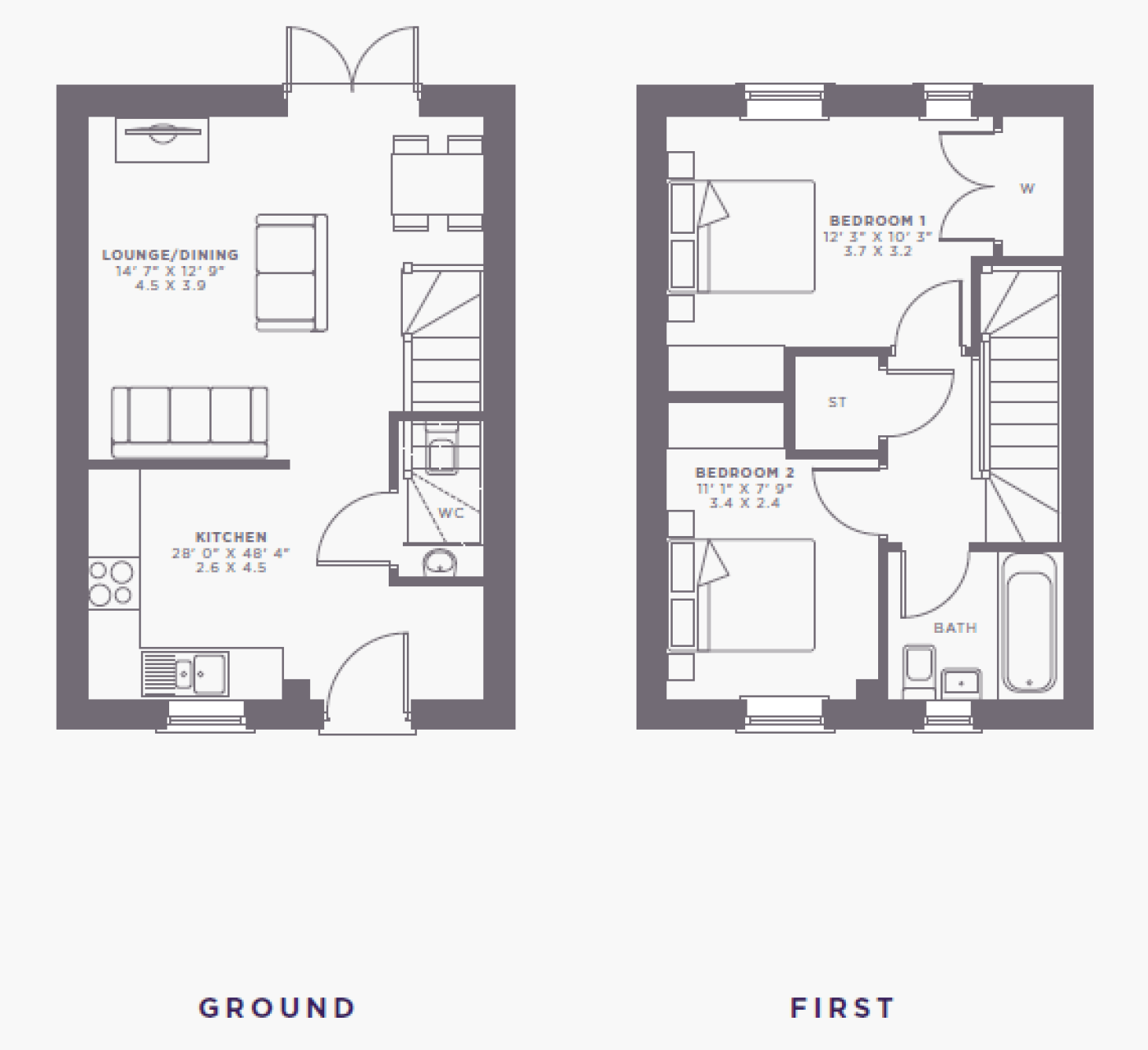 The Jockey floorplan