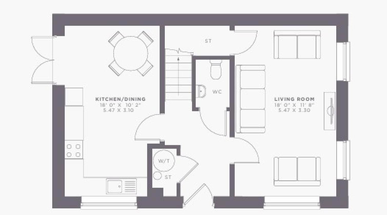 The Ardley Ground Floor Plan
