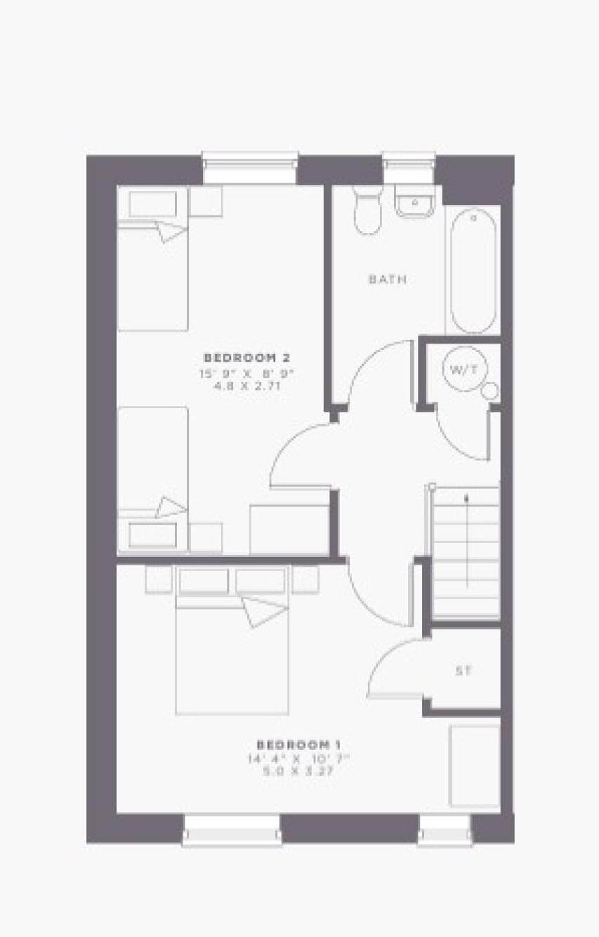 The Chester First Floor Plan.
