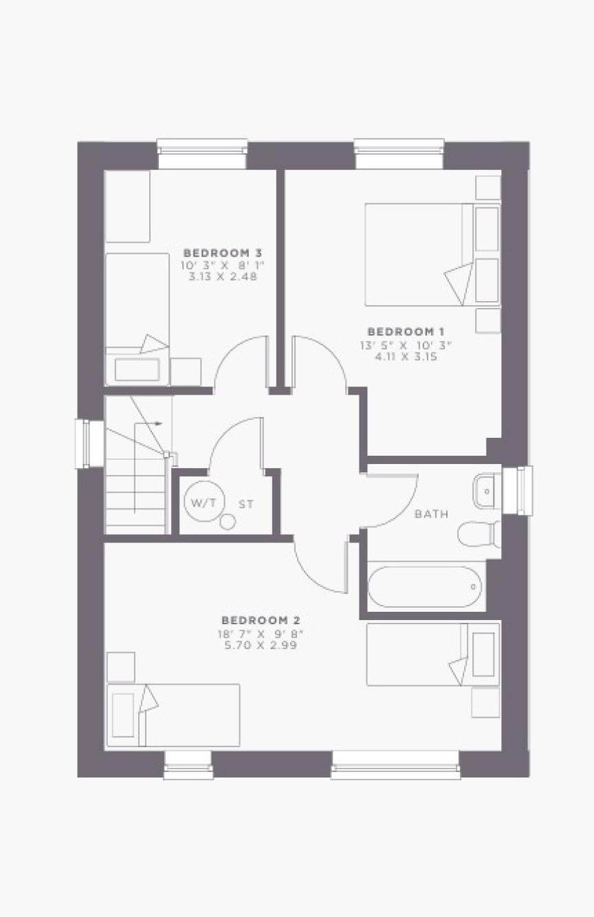 The Honington First Floor Plan