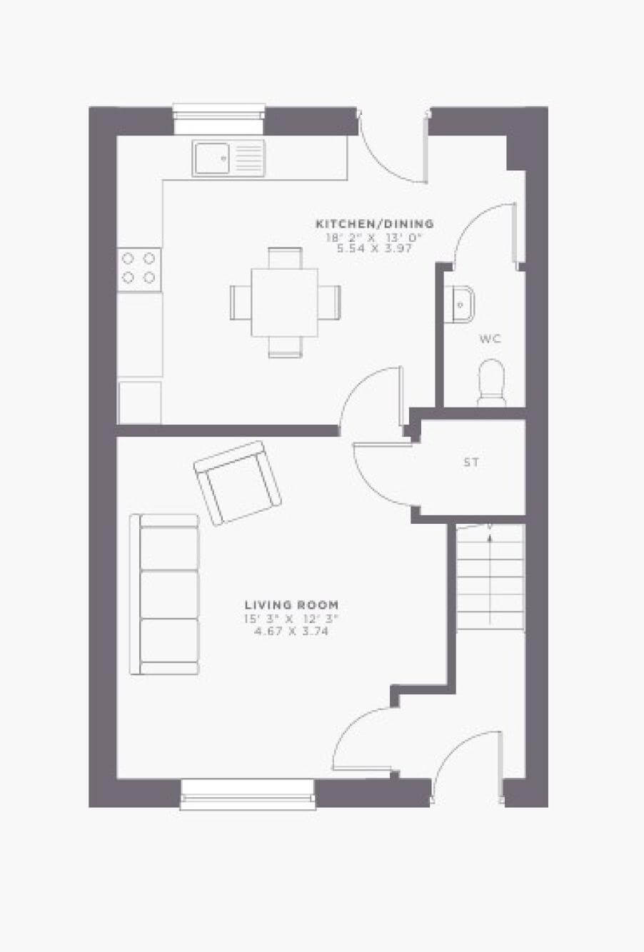 The Singer Ground Floor Plan