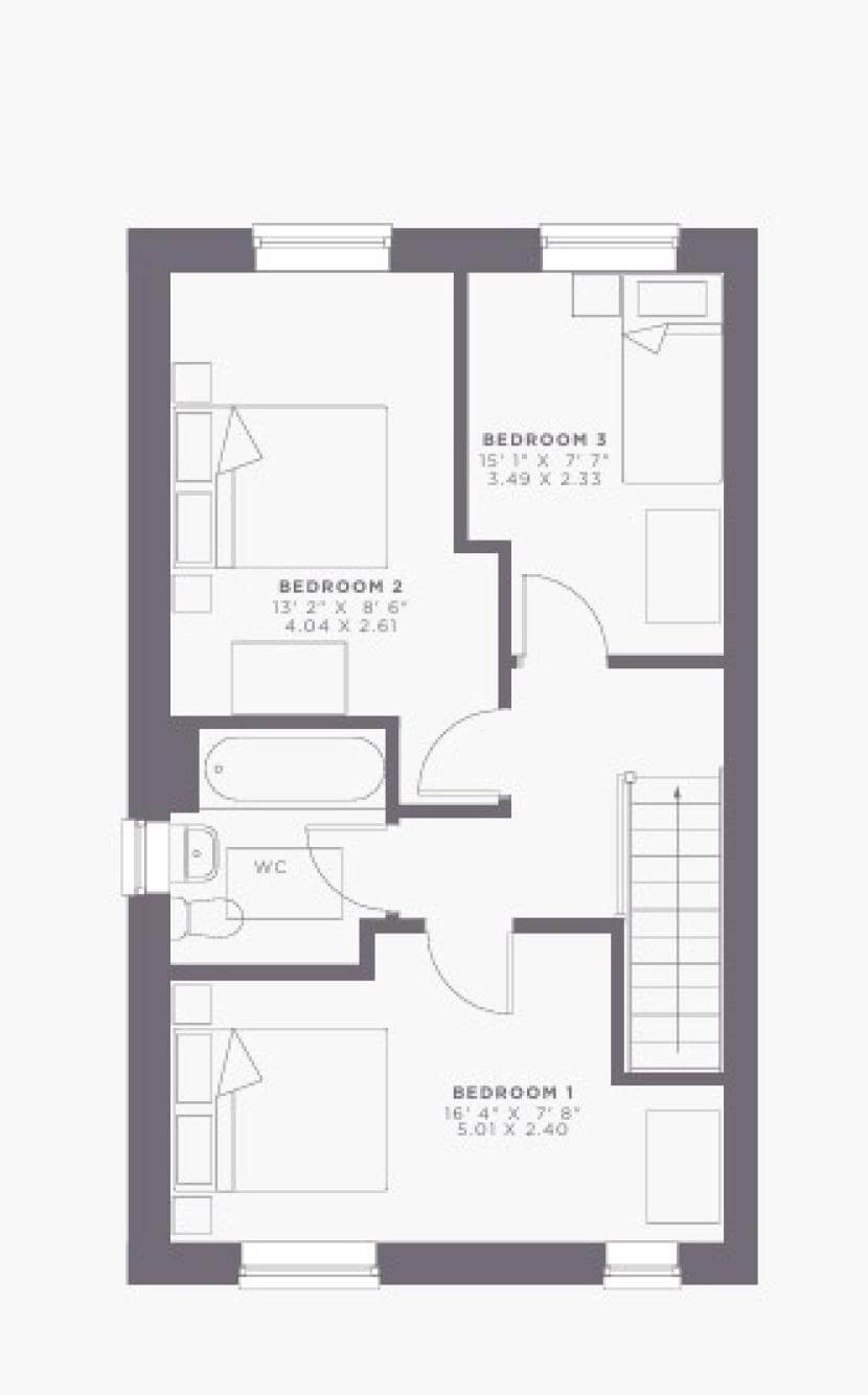 The Somerton First Floor Plan
