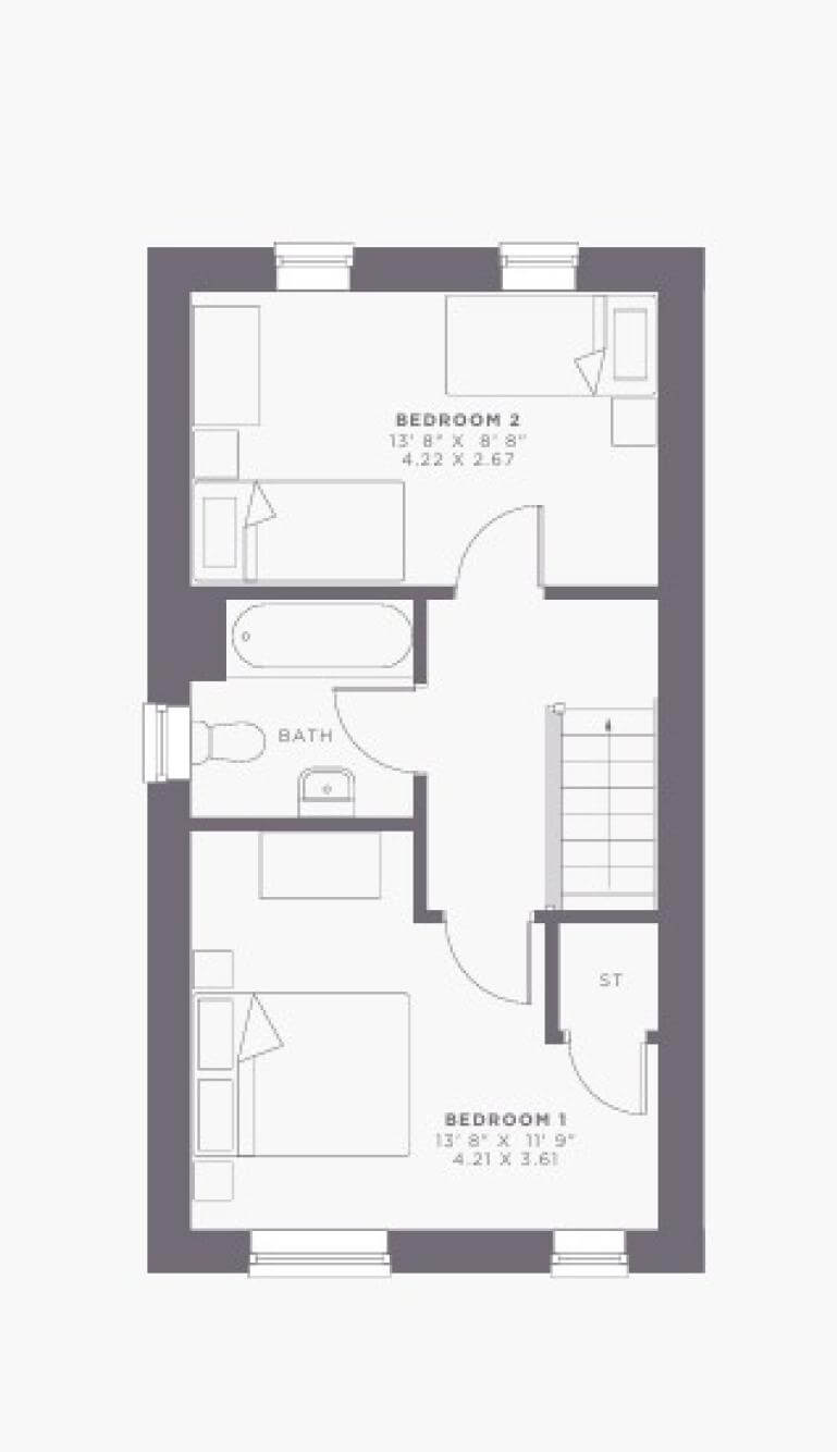 The Stockton First Floor Plan.