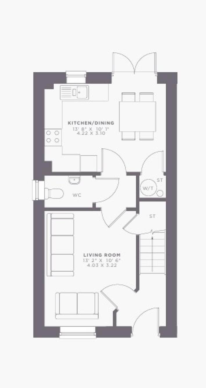 The Stockton Ground Floor Plan