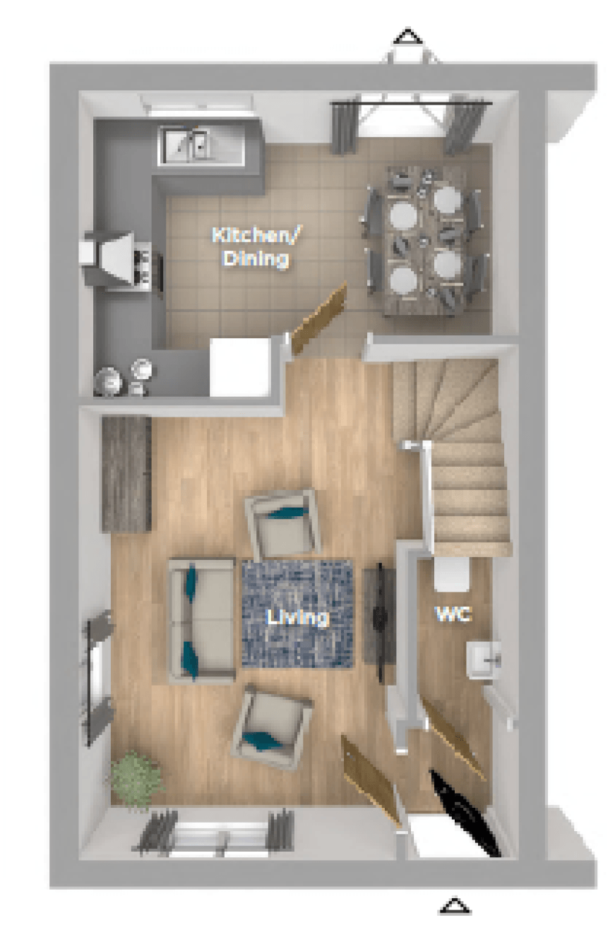 The Hunt Ground Floor Plan