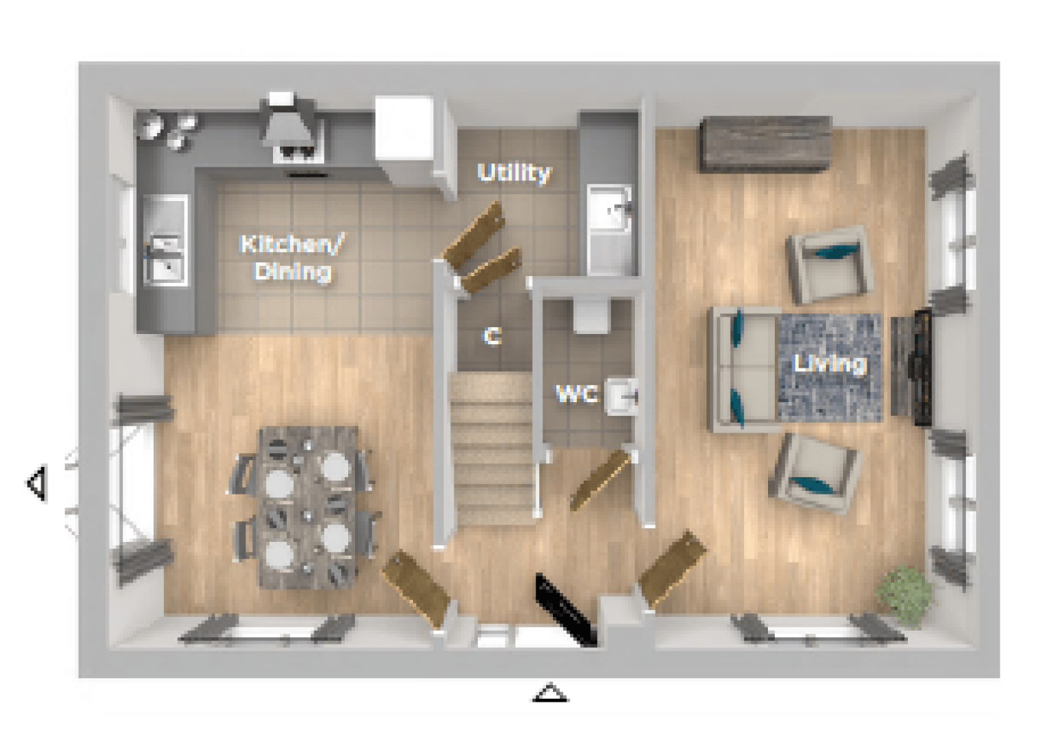 The Mere Ground Floor Plan