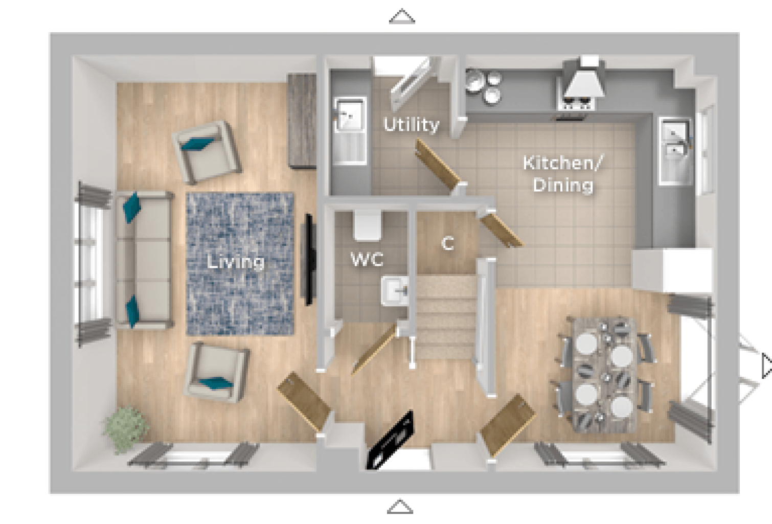 The Blakeney Ground Floor Plan