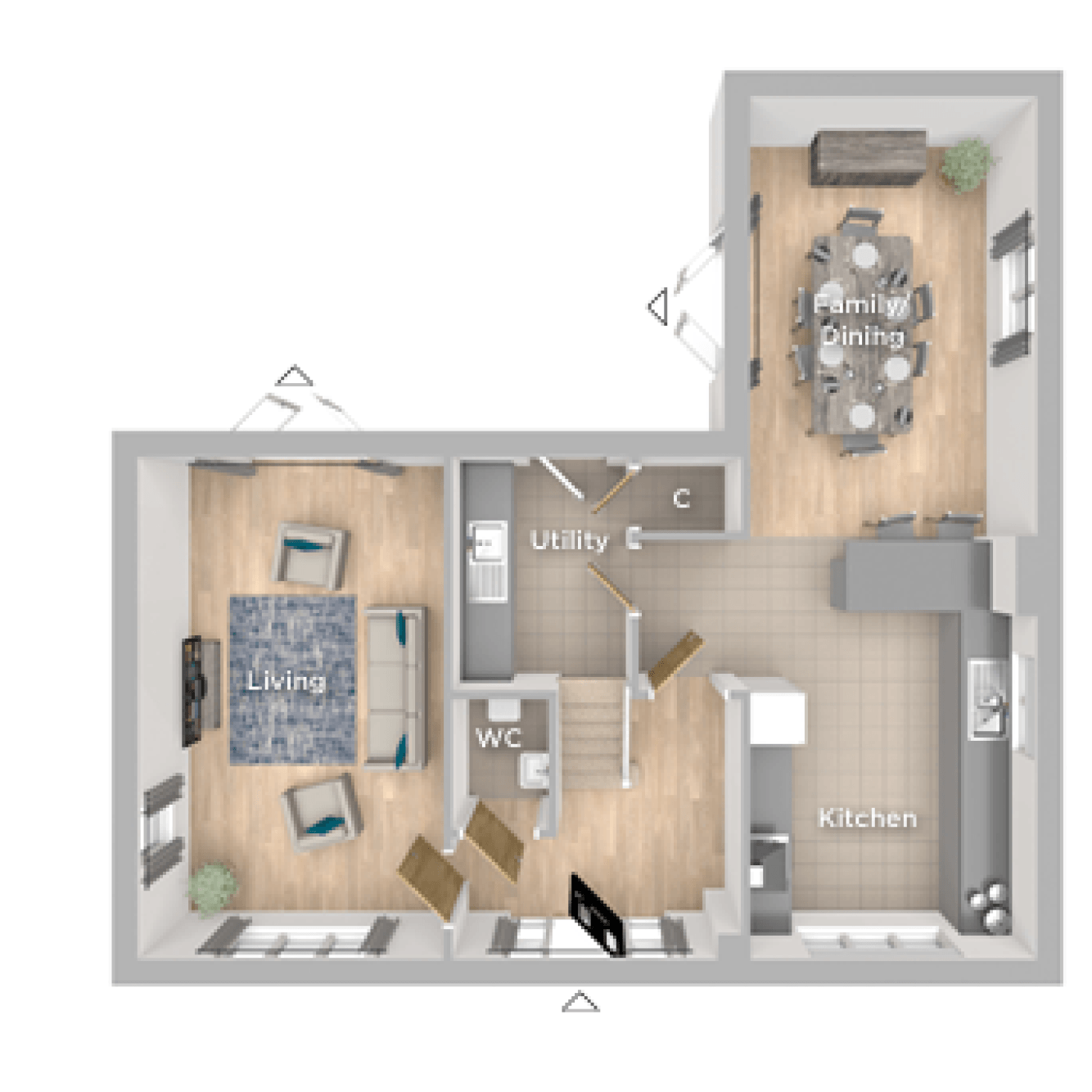 The Brancaster Ground Floor Plans