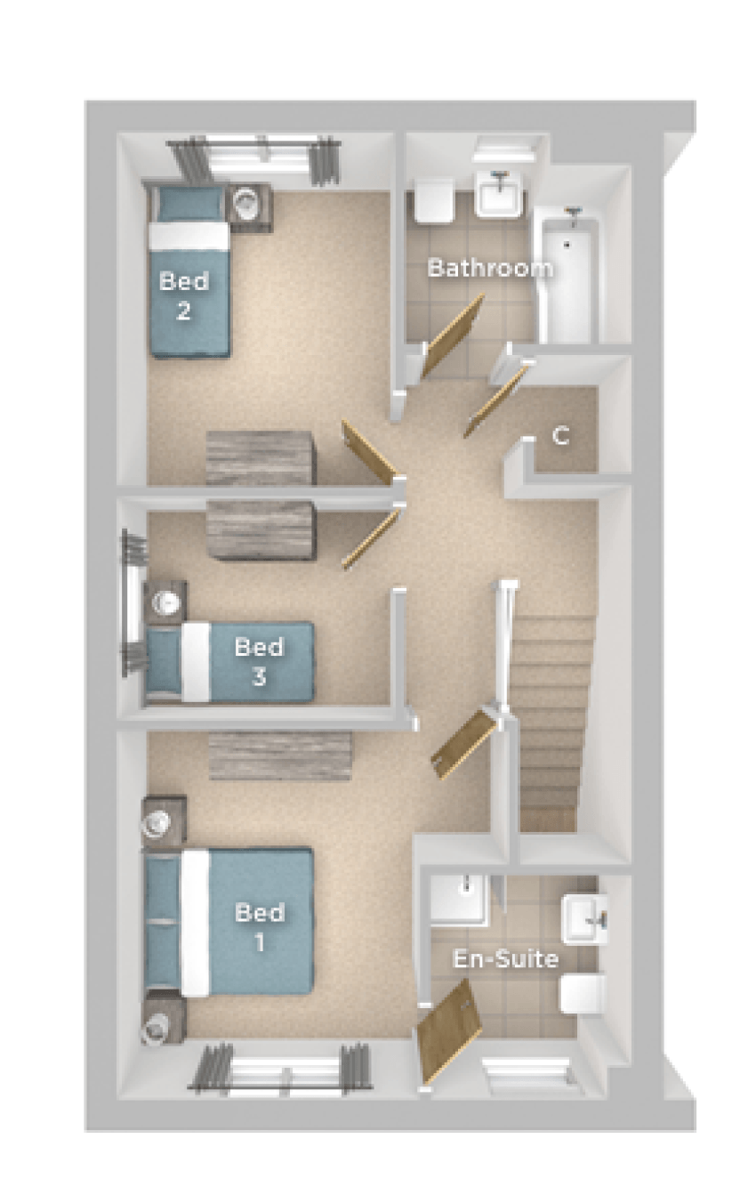 The Thornham First Floor Plan
