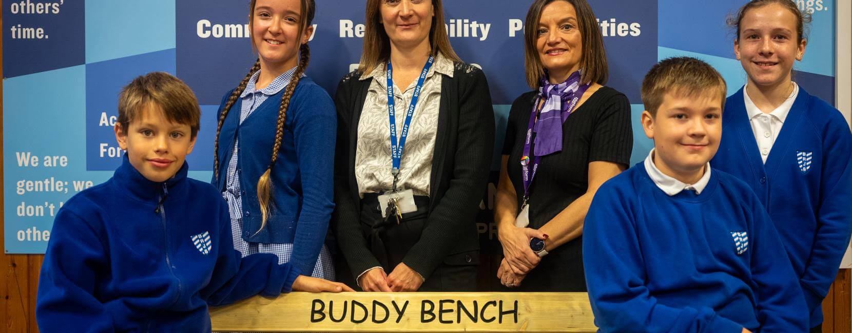 Platform Home Ownership donate buddy bench to local school in Beeston