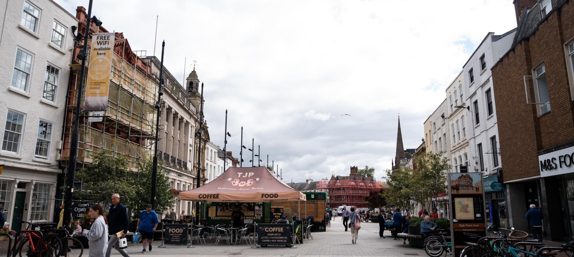 High Street in Hereford