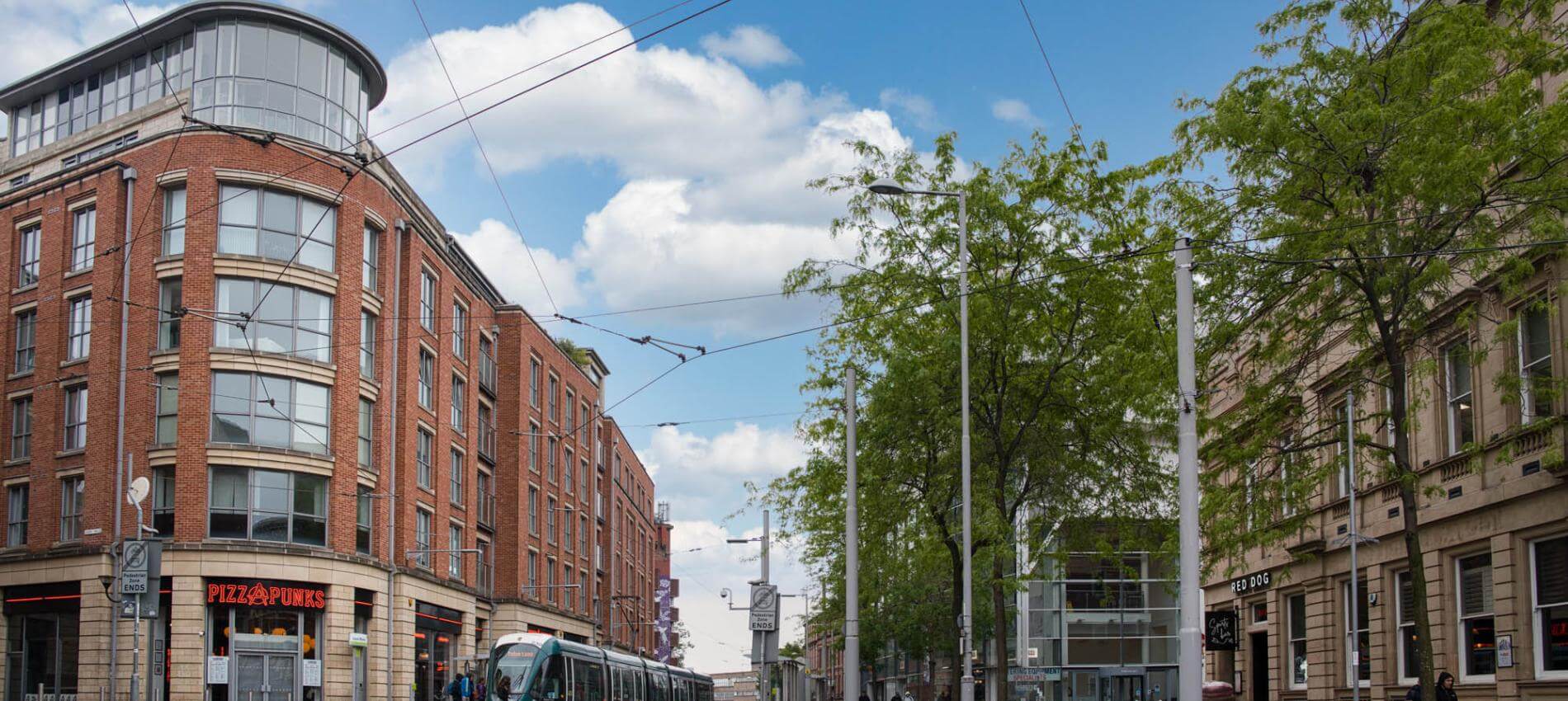 Tram in Nottingham