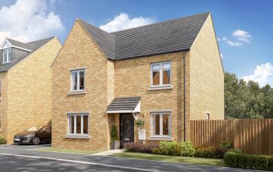 External CGI of home at The Falcons development in Carterton