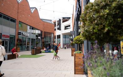 High Street Shops in Hereford