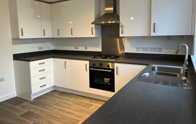 Black and White Kitchen at The Southwell