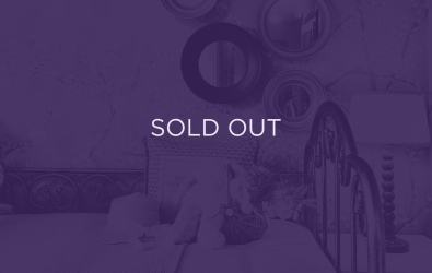 an image of decoration, with purple overlay and text that says sold out