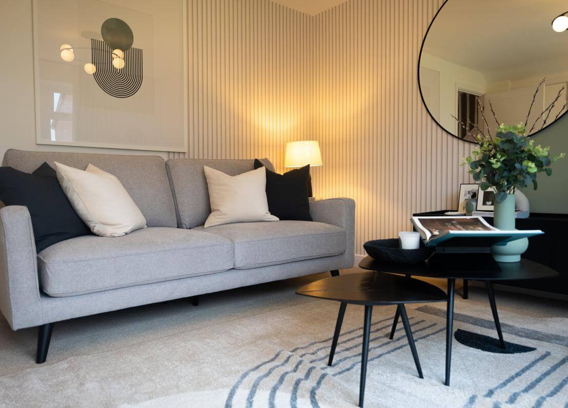 Living Area at Platform Home Ownership Show Home